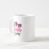 Hallo zweite Klasse Lehrer Coquette Bow zurück zu  Kaffeetasse (Vorderseite Links)