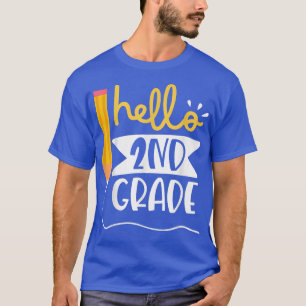Hallo Zweite Klasse Lehrer Schüler zurück zur Schu T-Shirt