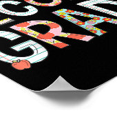 Hallo Zweite Klasse Team 2. Klasse zurück zur Schu Poster (Ecke)