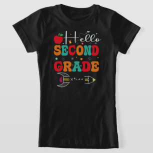 Hallo zweite Klasse zurück zur Schule T-Shirt