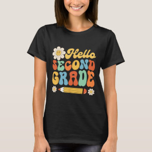 Hallo zweite Stufe zurück an die Lehrer Kind T-Shirt