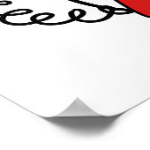 Hallo zwischen Funny Ghost Pun Poster (Ecke)