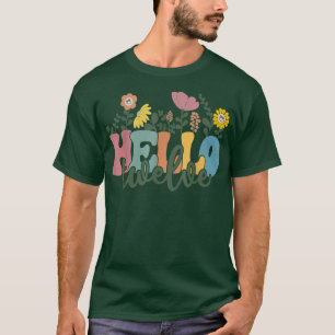 Hallo Zwölf Blumen Ich Bin 12 Jahre Alt Herzlichen T-Shirt
