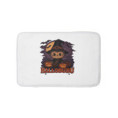 Hallobubu Halloween Niedlich & Spooky Witch Cat T- Badematte (Vorderseite)
