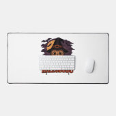 Hallobubu Halloween Niedlich & Spooky Witch Cat T- Schreibtischunterlage (Tastatur & Maus)