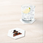 Hallobubu Halloween Niedlich & Spooky Witch Cat T- Untersetzer (Vor Ort)