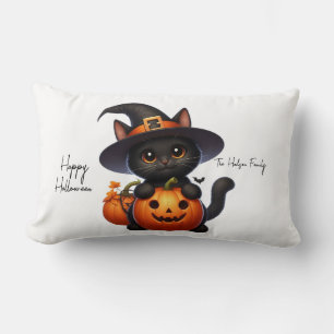 Hallocat Halloween Lendenkissen