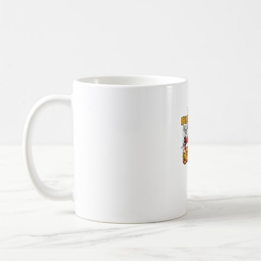 HalloDankeMas Funny Niedlich Halloween Erntedank C Kaffeetasse (Links)