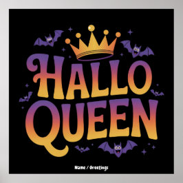 Halloqueen Bat Women Kostüm Kronen Ihre Spookie Poster