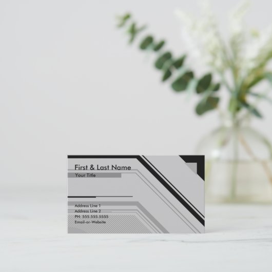 HalloTechnologie beruflich Visitenkarte (Stehend Vorderseite)