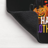 Hallothanksmas Black Cat Halloween Erntedank Ch Mousepad (Ecke)