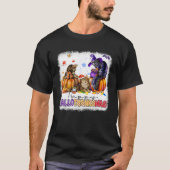 Hallothanksmas Cats Pumpkin Halloween Erntedank T-Shirt (Vorderseite)