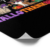 Hallothanksmas Cats _ Uni-adults, Uni-kids, Black, Poster (Ecke)