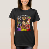 Hallothanksmas Coffee Latte Halloween Thanksgiving T-Shirt (Vorderseite)
