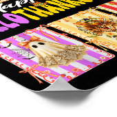 Hallothanksmas Cute Turkey Santa Halloween Thanksg Poster (Ecke)