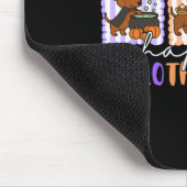 Hallothanksmas Dackel Halloween Erntedank Ch Mousepad (Ecke)