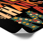 Hallothanksmas Funny Halloween Erntedank Christ Poster (Ecke)