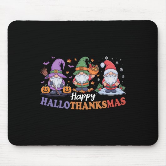 Hallothanksmas für Gnomes Lover Erntedank Chris Mousepad (Vorne)