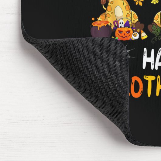 Hallothanksmas Giraffe Halloween Thanksgiving Chri Mousepad (Ecke)