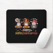 Hallothanksmas Gnomes Halloween Erntedank Chris Mousepad (Mit Mouse)