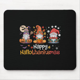 Hallothanksmas Gnomes Halloween Erntedank Chris Mousepad