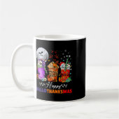 Hallothanksmas Gnomes Halloween Erntedank Merry Kaffeetasse (Links)