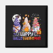 Hallothanksmas Gnomes Halloween Thanksgiving Chris Magnet (Vorne)