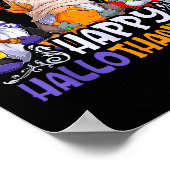 Hallothanksmas Gnomes Halloween Thanksgiving Chris Poster (Ecke)