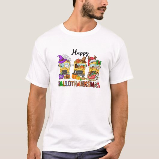 Hallothanksmas, Halloween-Erntedank C T-Shirt (Vorderseite)