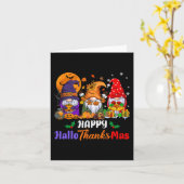 Hallothanksmas Halloween Erntedank Weihnachtsgn Karte (Gelbe Blume)