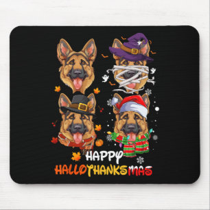 Hallothanksmas Halloween Mousepad
