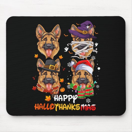 Hallothanksmas Halloween Mousepad (Vorne)