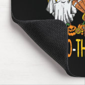 Hallothanksmas Halloween Thanksgiving Christmas Mousepad (Ecke)