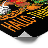 Hallothanksmas Halloween Thanksgiving Christmas  Poster (Ecke)