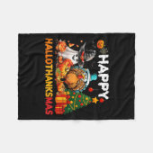Hallothanksmas Halloween Thanksmas Holiday S Fleecedecke (Vorderseite (Horizontal))