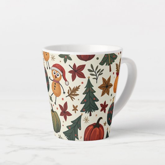 Hallothanksmas kleine Latte-Tasse Milchtasse (Rechte Ecke)