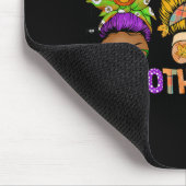 Hallothanksmas Messy Bun Halloween Erntedank Xm Mousepad (Ecke)
