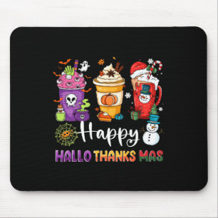 Hallothanksmas Schokolade Juice Drinks Weihnachtsf Mousepad