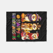 Hallothanksmas Shiba Dogs Halloween Christmas Pump Fleecedecke (Vorderseite (Horizontal))