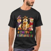 Hallothanksmas Shiba Dogs Halloween Christmas Pump T-Shirt (Vorderseite)