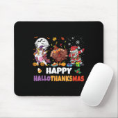 Hallothanksmas Shirt Kids Women Men Halloween Chri Mousepad (Mit Mouse)