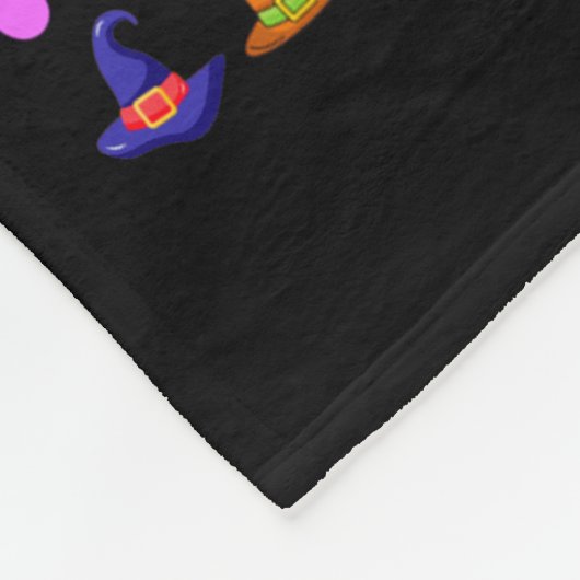 Hallothanksmas Squad Funny Halloween Thanksgiving Fleecedecke (Ecke)
