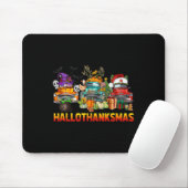 Hallothanksmas Trucks Halloween-Erntedank Chris Mousepad (Mit Mouse)