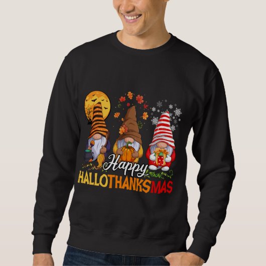 Hallothanksmas Weihnachtsfall Sweatshirt (Vorderseite)
