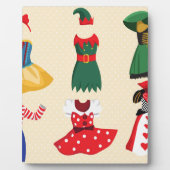 hallousische Kostüme Fotoplatte (Vorderseite)