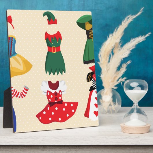 hallousische Kostüme Fotoplatte (Seite)