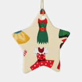 hallousische Kostüme Keramik Ornament (Rechts)
