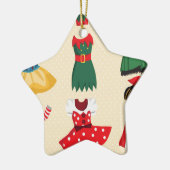 hallousische Kostüme Keramik Ornament (Links)