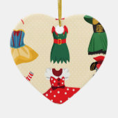 hallousische Kostüme Keramik Ornament (Vorne)