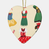 hallousische Kostüme Keramik Ornament (Links)